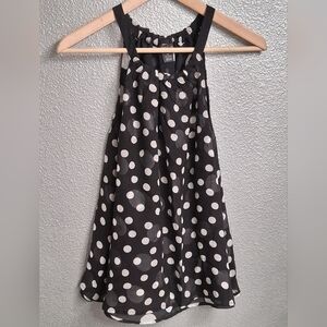 Style & Co. Silk Polka Dot Top   Size 16